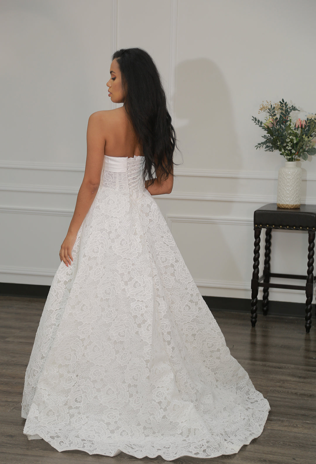 Duchess Lace Wedding Gown