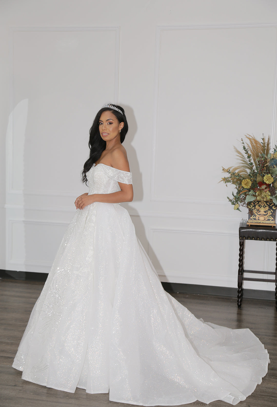 The Alabaster Allure Bridal Gown