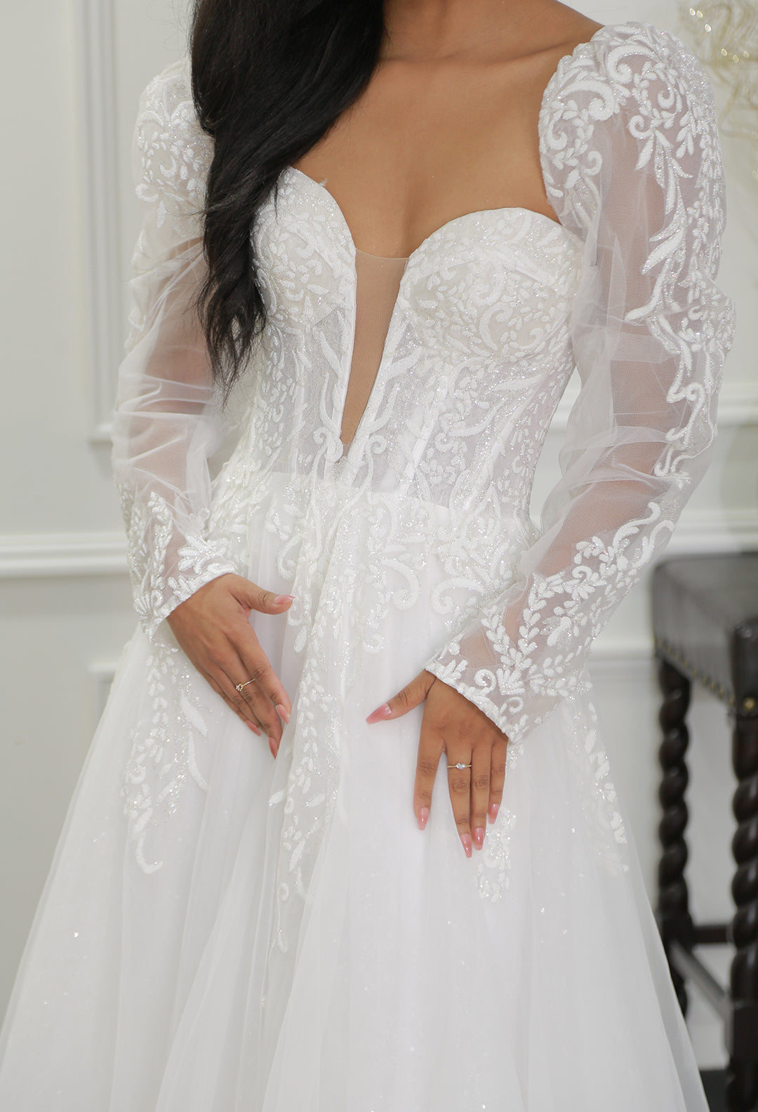 Elegant Lace Dream Wedding Dress Miranie Bridal Elegant Lace Dream Wedding Dress Miranie Bridal