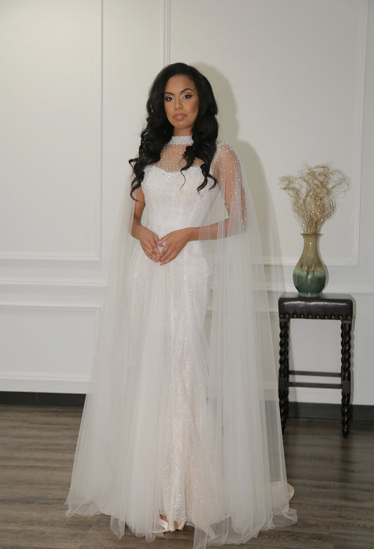 Celestial Elegance Wedding Gown