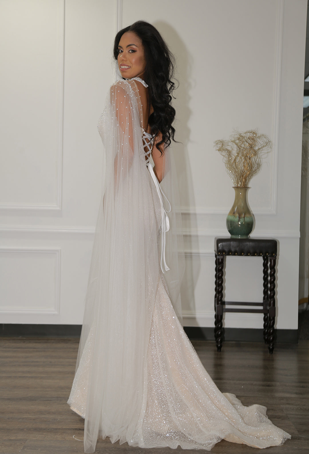 Celestial Elegance Wedding Gown