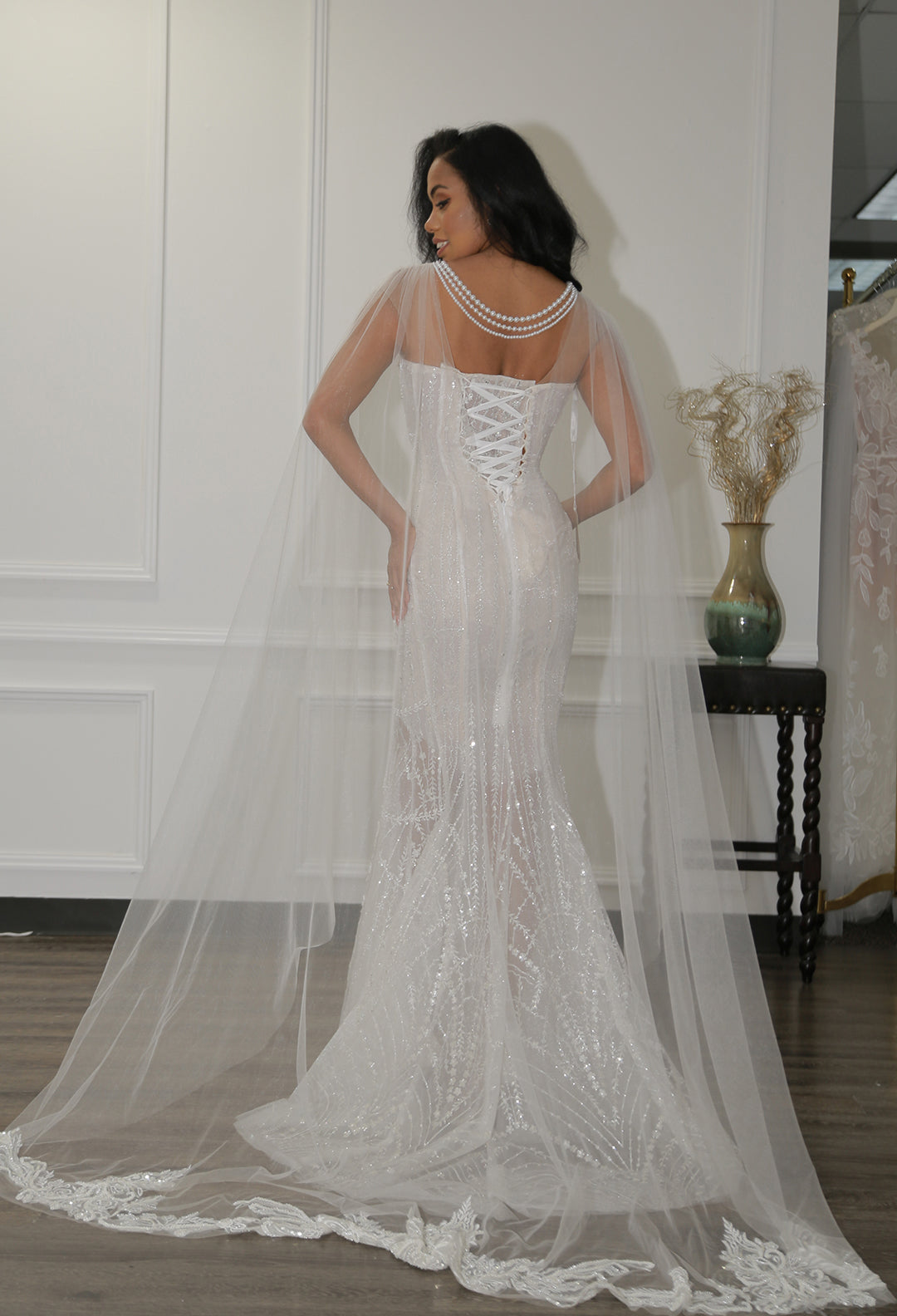 Crystal Mermaid Wedding Dress